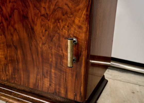 Image 1 of Set aus zwei Art-Déco-Nachttischen von Jindřich Halabala, Tschechoslowakei der 1940er Jahre