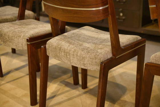 Set of 4 Scandinavian chairs from the 1960s. – Dining chairs, Wood (photo 9 of 11)