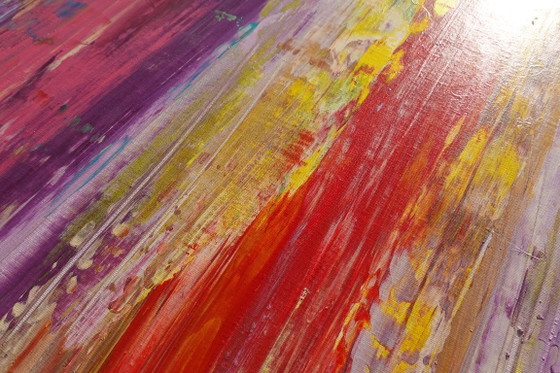 Abstract A1402 - Groot Origineel Schilderij – Schilderijen & Tekeningen, Canvas (photo 6 of 19)