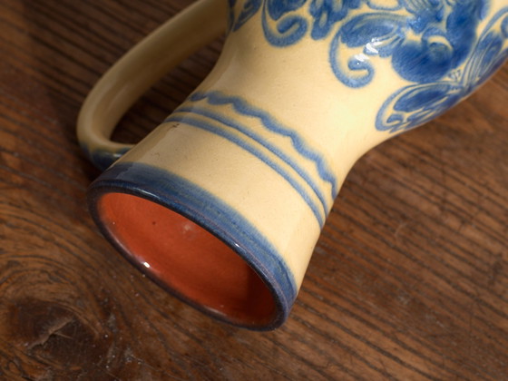 Brocca vintage in ceramica smaltata, Europa Centrale, circa 1930, Stoviglie (foto 9 di 11)