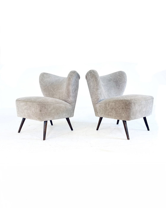 Image 1 of 2x Vintage Cocktail Armchair '60