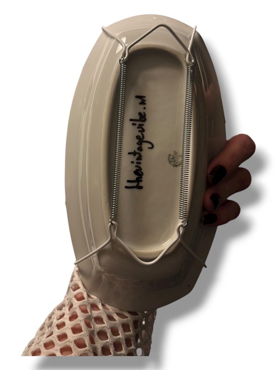 Image 1 of Tavolo da parete ovale vintage | L'atmosfera vintage