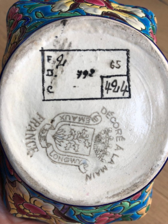 Image 1 of Panier - Emaux De Longwy 