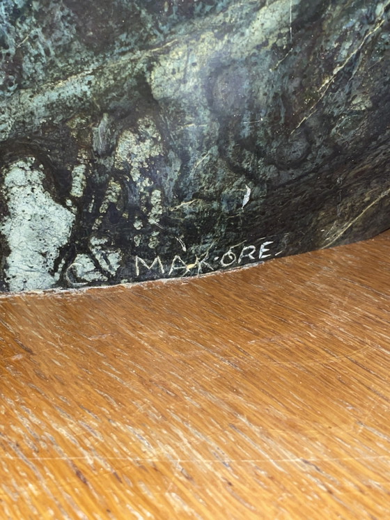 Image 1 of Handmade serpentine Shona sculpture by world-renowned artist Cliff Makore