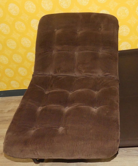 Image 1 of IKEA 3-zits bank 70s "Borkum" CORD & buisframe bruin, ontwerp Johan Bertil Häggström buisframe bank