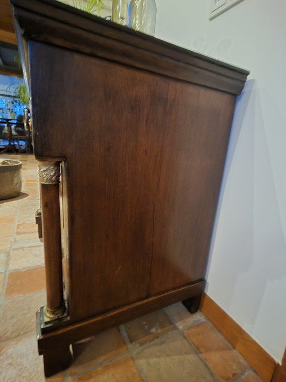 Image 1 of Antique Dutch, Drenthe Empire chest of drawers with 3 drawers