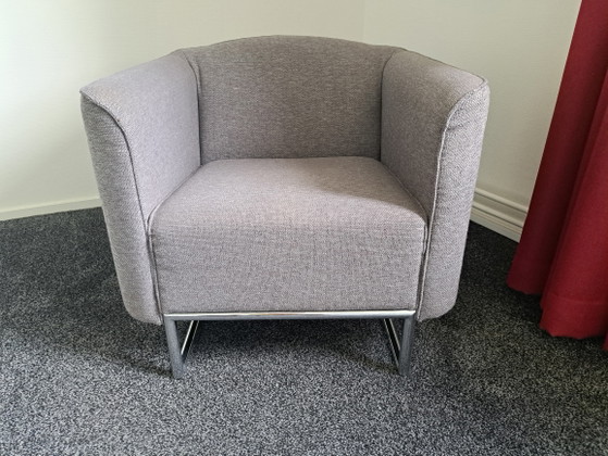 Twee Prachtige Fauteuils Van Topform – Topvorm, rvs, Textile (photo 2 of 4)