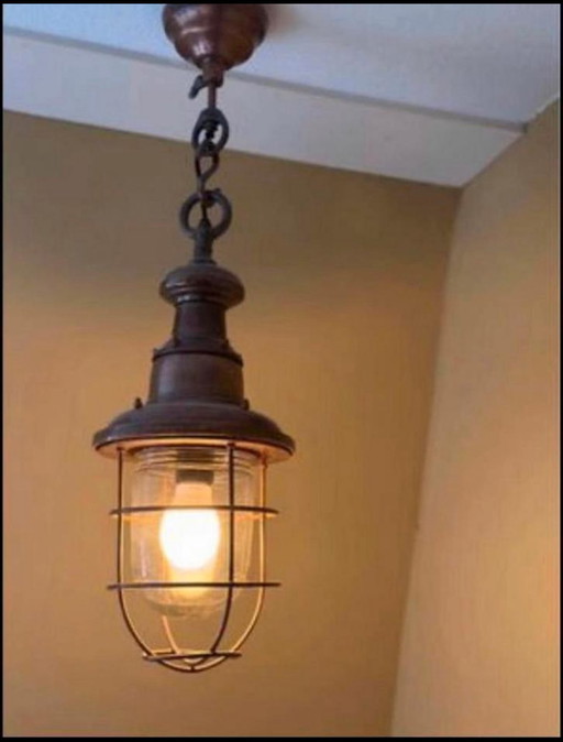 Lot de 2 suspensions en cuivre