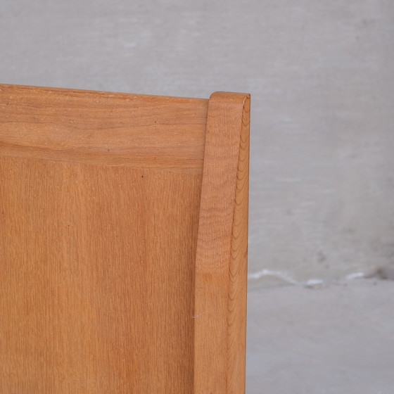Image 1 of Guillerme et Chambron French Mid-Century Oak Single Bed