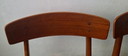 Par de sillas de comedor danesas de teca de mediados de siglo, fabricadas por Farstrup en la década de 1960.