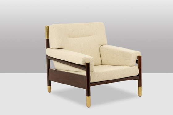 Image 1 of Carlo di Carli. Par de sillones "Sella" de palisandro. Década de 1960.