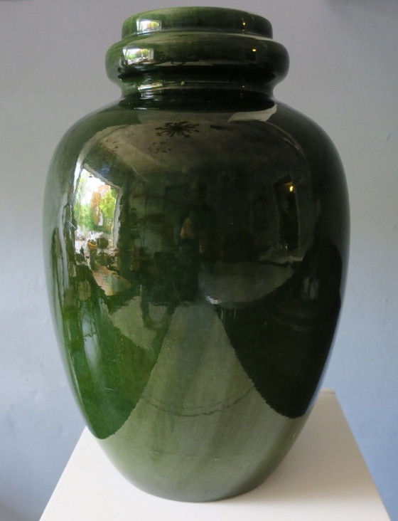 Brutalist Large Ceramic Floor Vase, 1960s (photo 17 of 19)