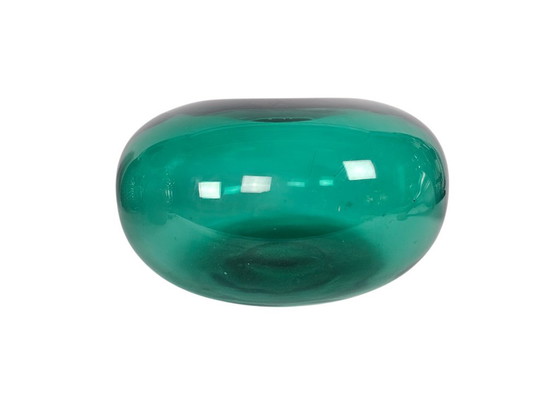 IKEA Stockholm Vase - Design Maria Vinka - Emerald Green - 'Donut' - Sweden - 1999 – Glass (photo 6 of 7)