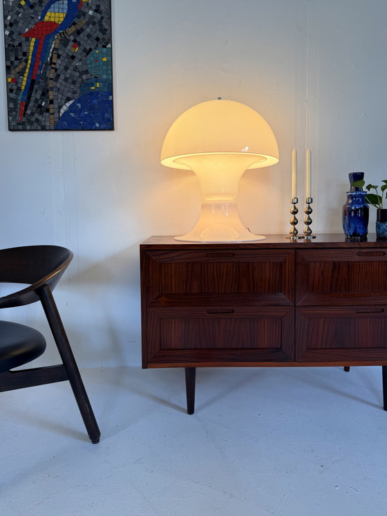 Image 1 of Vintage XL Deense mushroomlamp ‘Formel’, Frimann ‘70