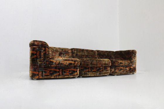Image 1 of Vintage Modulaire Elementen Sofa Hoek Bank 1970s