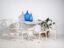 Table et chaises de jardin vintage blanches (c.1950). Ensemble de 5 pièces – Ensembles de jardin, Aluminium (photo 9 of 40)