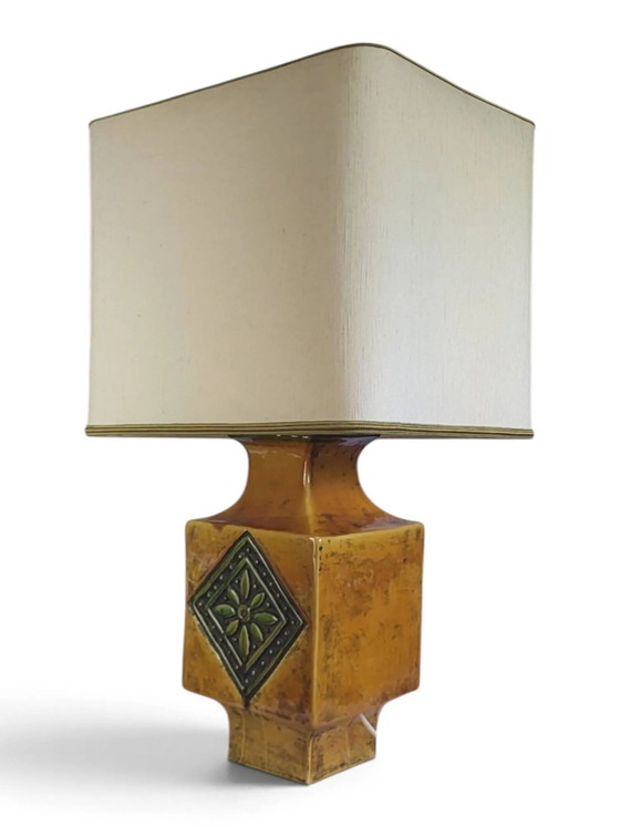 Glazed ceramic lamp – Table lamps, Porcelain, Mid Century Modern (photo 9 of 12)