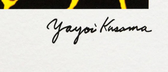 Image 1 of Naar een ontwerp van Yayoi Kusama, Pompoen, Lithografie, jaren 1990
