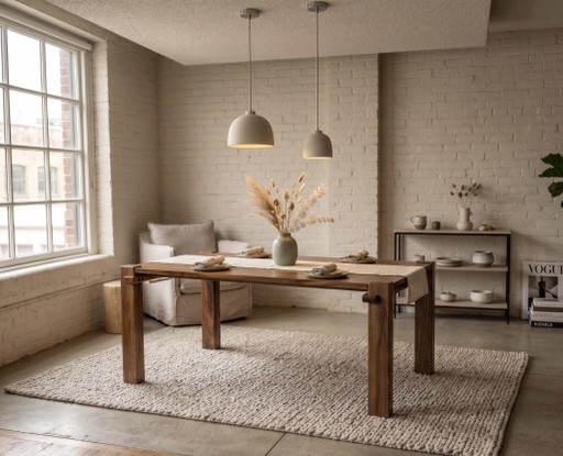 Japandi Design dinner table