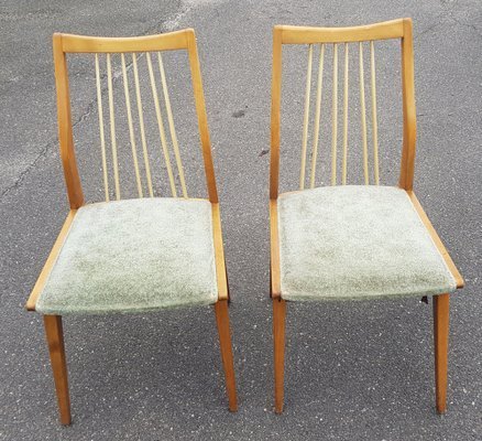 Image 1 of Wooden Dining Room Chairs With Sprout Back, 1950S, Set Of 2