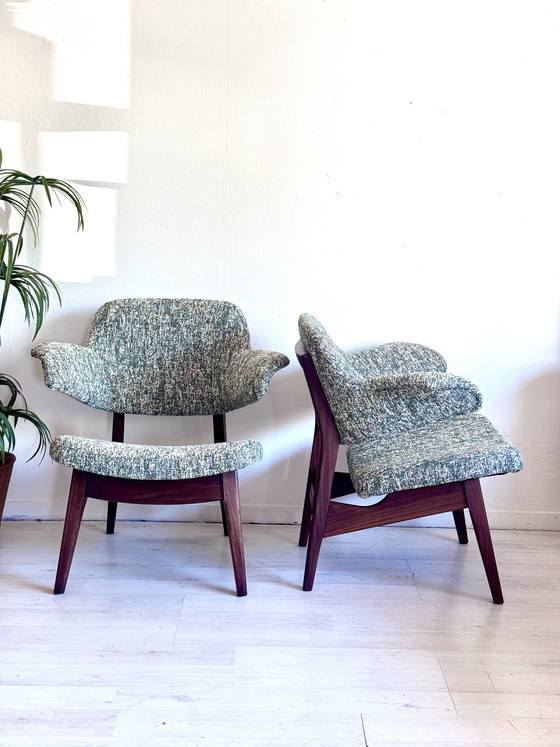 Image 1 of Poltrone vintage Louis van Teeffelen, anni '60