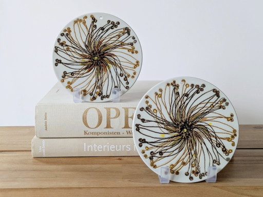 2 x Royal Copenhagen Plates or Trivets | 1970s Fajance Denmark