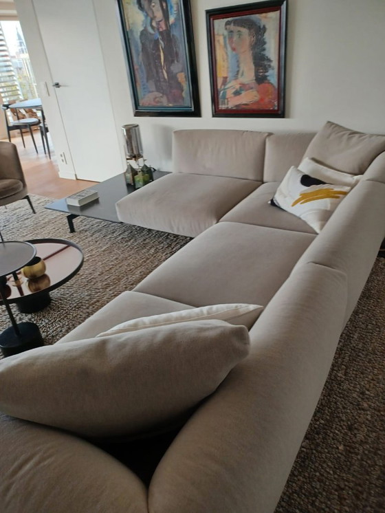 Image 1 of Prachtige hoekzetel met marmeren blad KNOLL