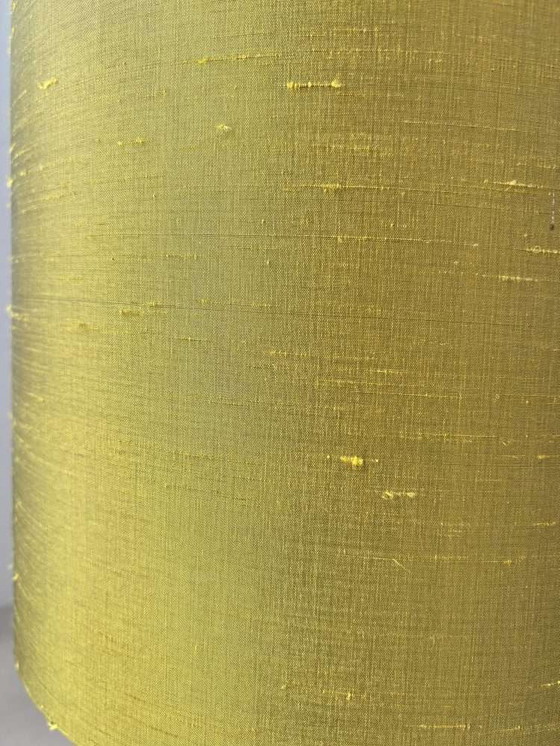 Image 1 of Lampe de table vintage en bois de rose cristal verre 1960s Fagerlund