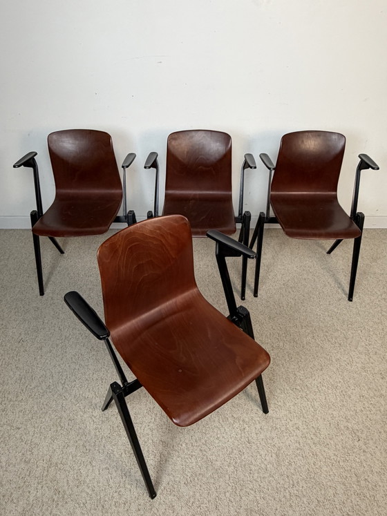 Image 1 of Set van 4 Pagholz® fauteuils van Cartel de Belleville