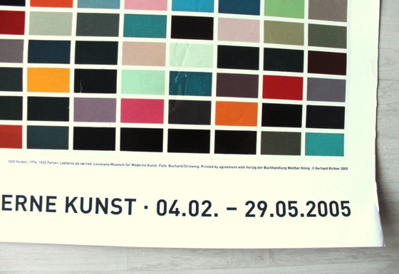 Image 1 of Gerhard RICHTER "1025 kleuren" 1974/2005 - grote museumposter (124 x 124 cm)