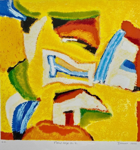 Image 1 of Serigrafía de Saskia Bremer - Nueva era a.2