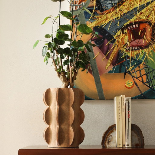 Polvo deco vaas Arcissimo Marrón H50, B35