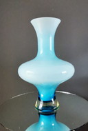 Vase en verre d'Empoli, Italie, Toscane, années 1960