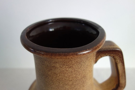 Large Scheurich Keramik Ceramic Floor Vase, Germany, 1970s, Brown, Vintage (photo 6 of 13)