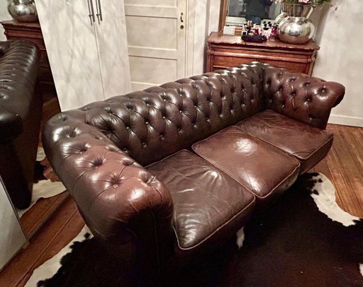 Canapé style Chesterfield
