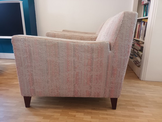 Twee feauteuils Ligne Roset, Fauteuils, Textiel, Hout, Beige (foto 4 van 5)