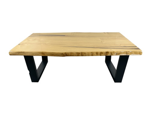 Akazien Couchtisch mit Epoxy