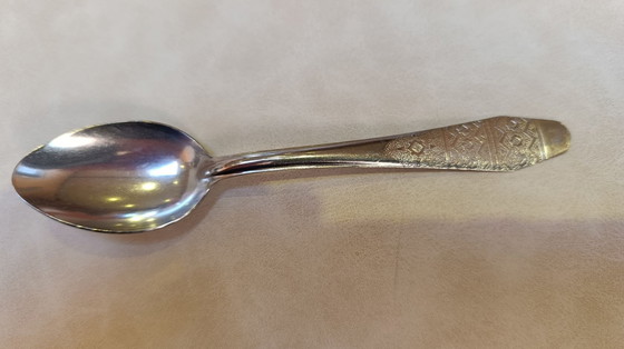 10 Teaspoons from the Gebrüder Hepp Pforzheim Manufacture, Cutlery Sets, rvs, Metal, Silver (photo 2 of 5)