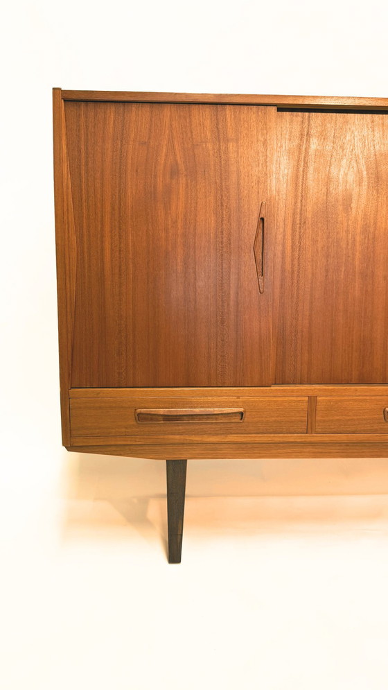 Image 1 of Restored vintage mid-century Danish highboard