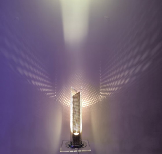 Image 1 of ✨🏙️💎 Postmodern "Skyscraper" Lamp – Italy, 1980s 💎🏙️✨