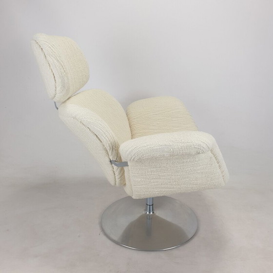 Image 1 of Fauteuil et ottoman Tulip Vintage par Pierre Paulin pour Artifort, 1980