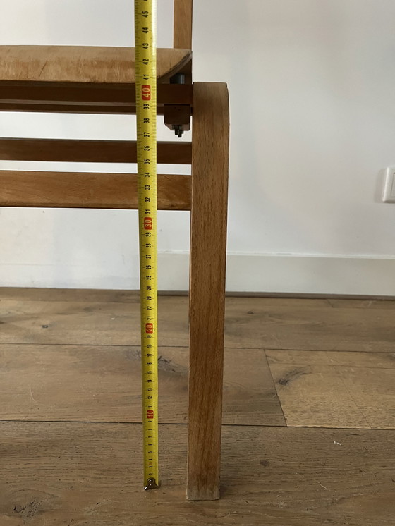 Image 1 of 4x Vintage wooden dining chairs