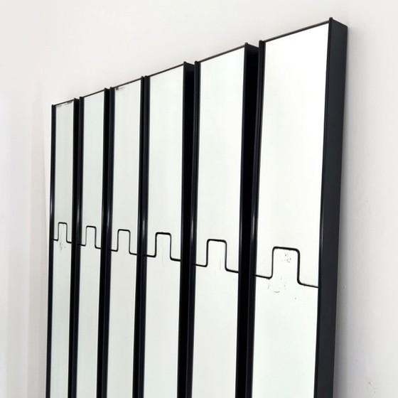 Image 1 of Set di 6 specchi e attaccapanni Gronda di Luciano Bertoncini per Elco, anni '70