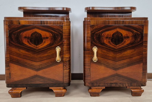 Venetian Art Deco Nightstands 1939