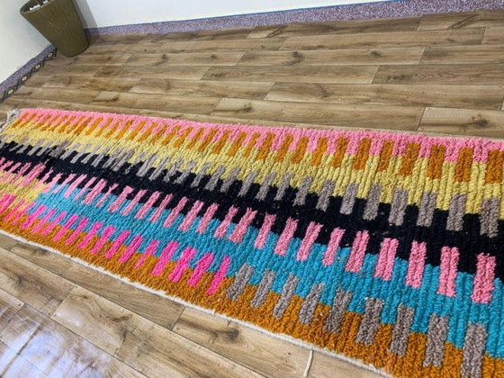 Image 1 of Mehrfarbige Berberteppiche aus Leinen, 300 cm x 100 cm