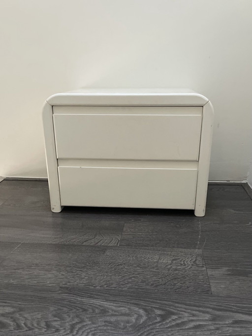Petite commode Space age blanche