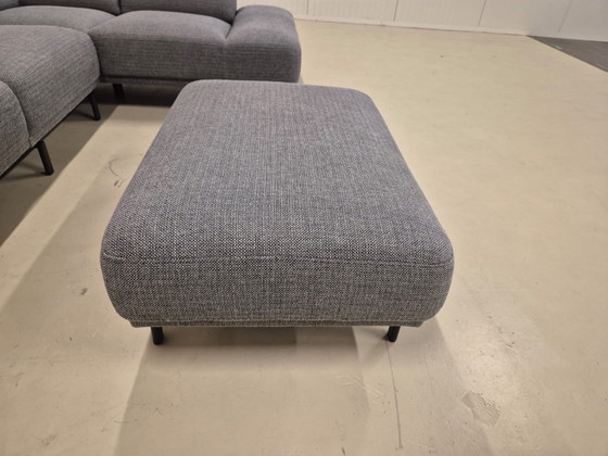 Image 1 of Montel Star - Canapé d'angle - Gris - Pouf - Design - Canapé en forme de U