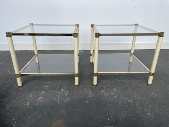 Image 1 of Set di tavolini in stile Regency, anni '70, Francia.