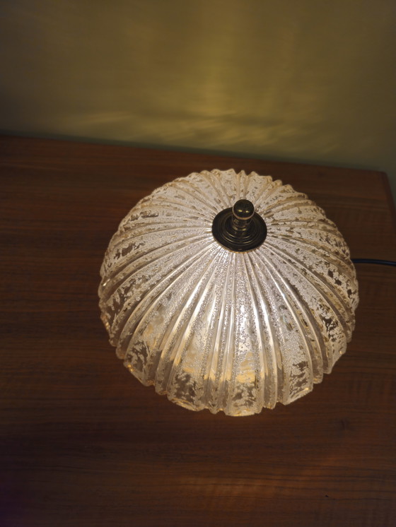 Image 1 of Vintage Glazen Plafonnière Plafondlamp Wandlamp Lamp