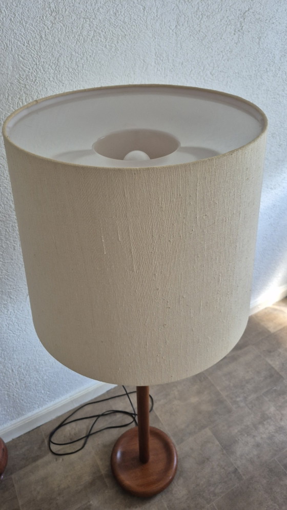 Vintage teakhouten vloerlamp | Scandinavisch design uit het midden van de vorige eeuw – Vloerlampen, Wood (photo 11 of 16)